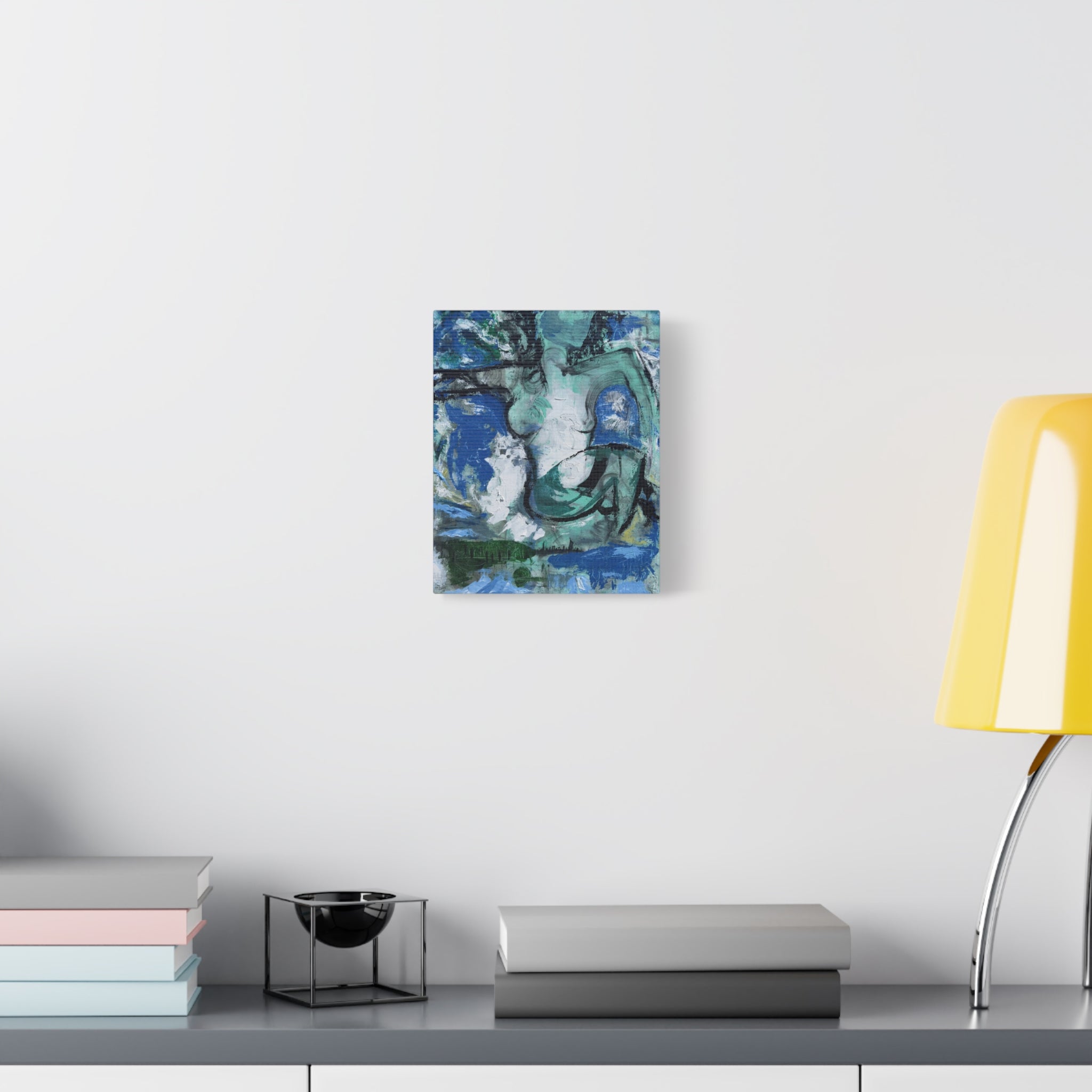 The Soft Reign of Green and Grace - Print on Canvas