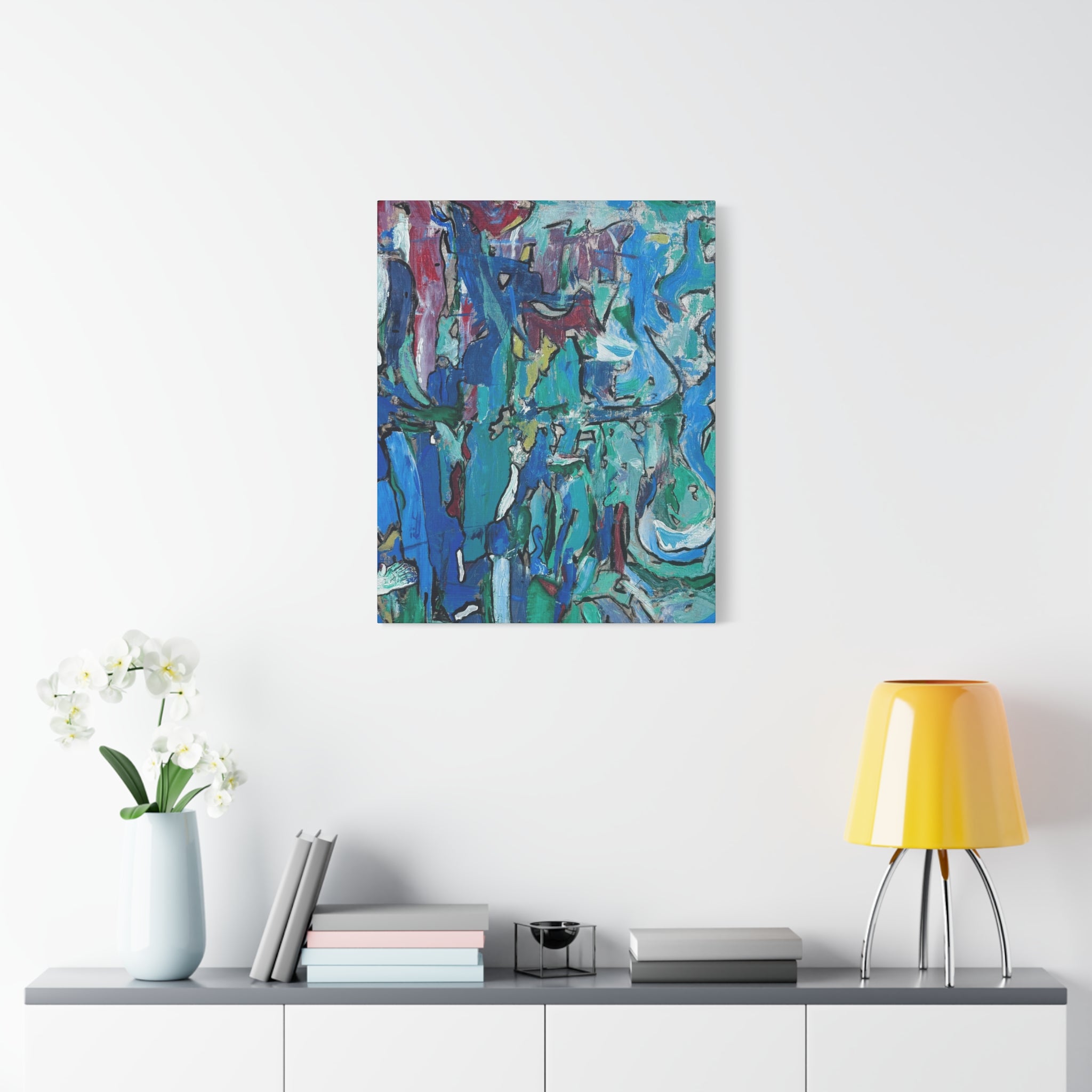 Folks on Tour of the Imaginal Arena - Print on Canvas