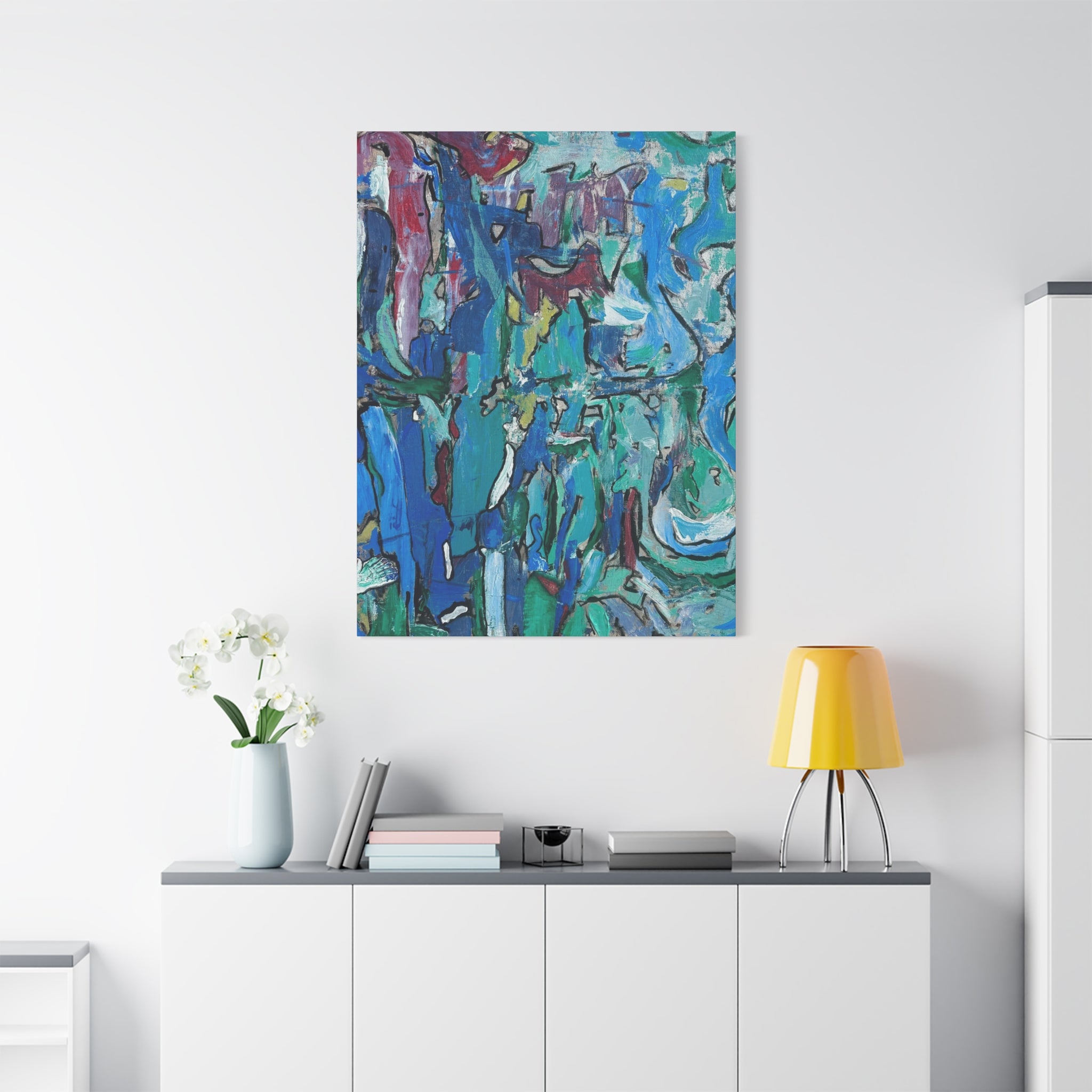 Folks on Tour of the Imaginal Arena - Print on Canvas