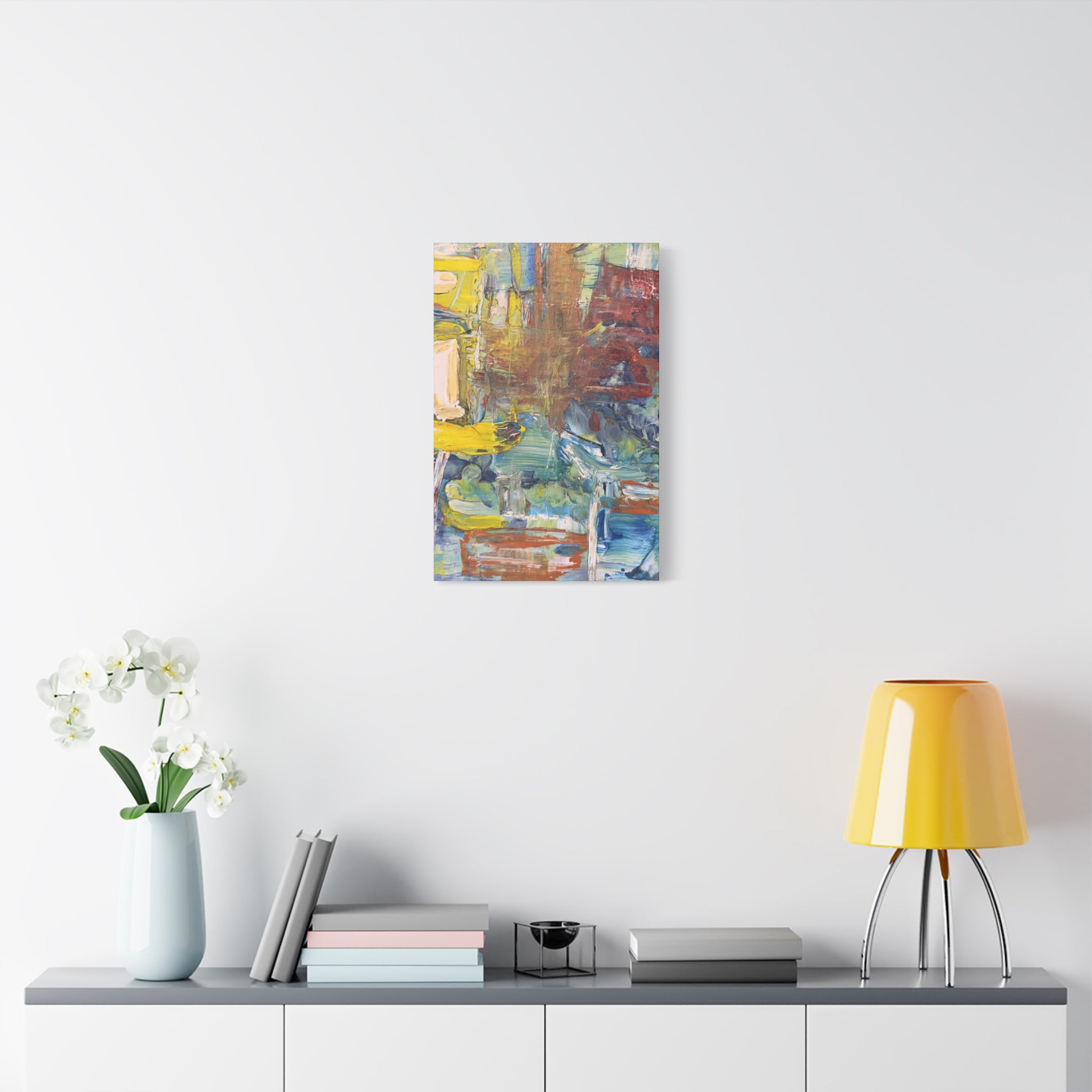 Canal Town - Print on Canvas