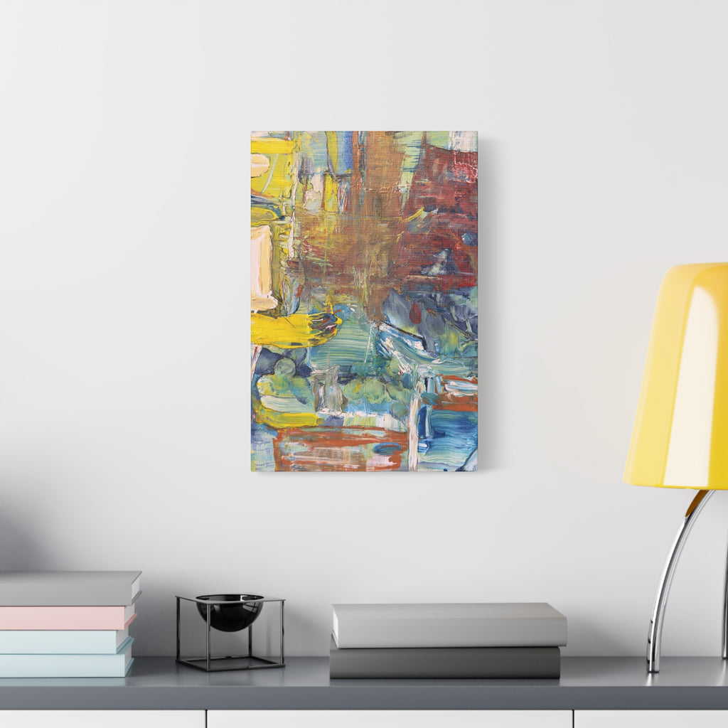 Canal Town - Print on Canvas