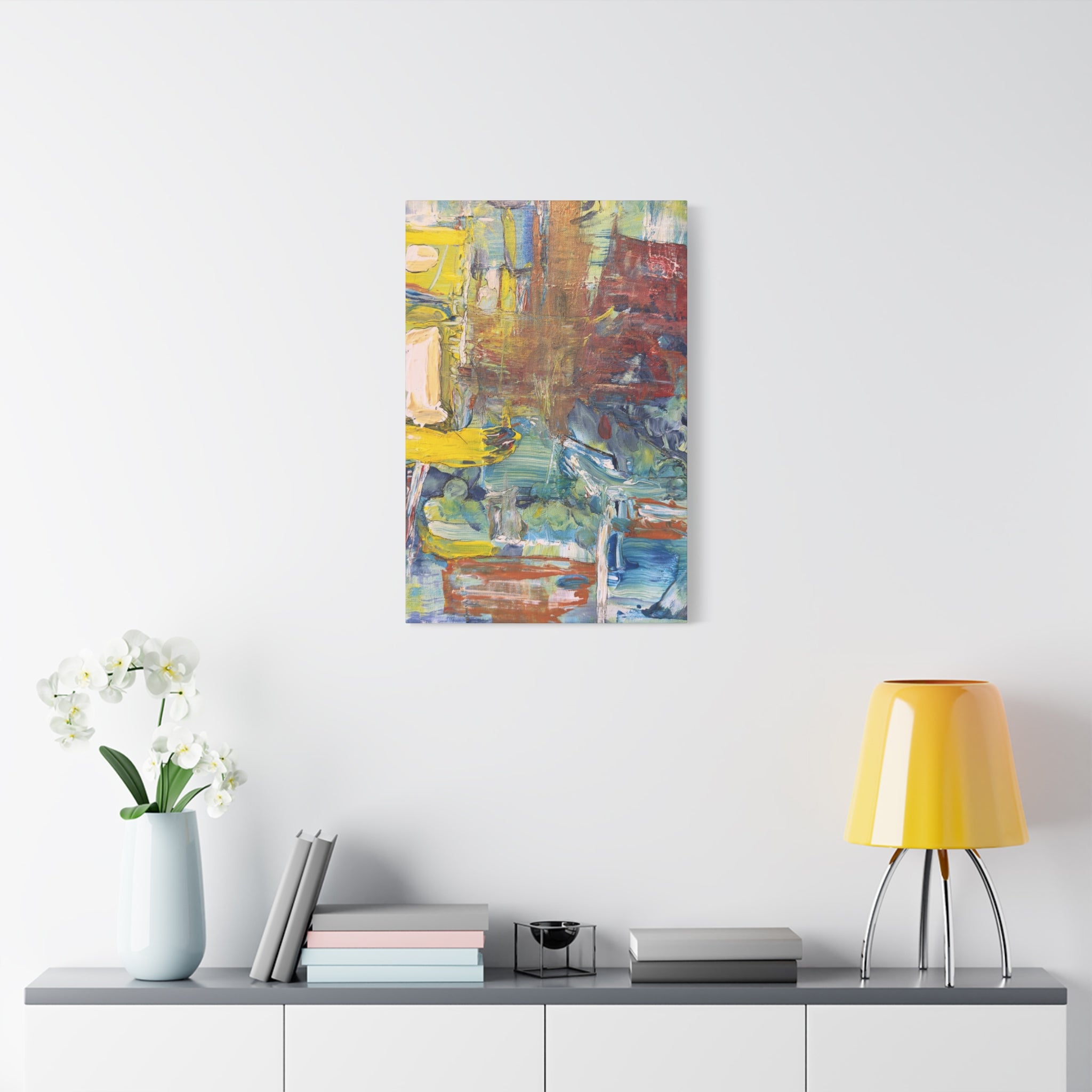 Canal Town - Print on Canvas