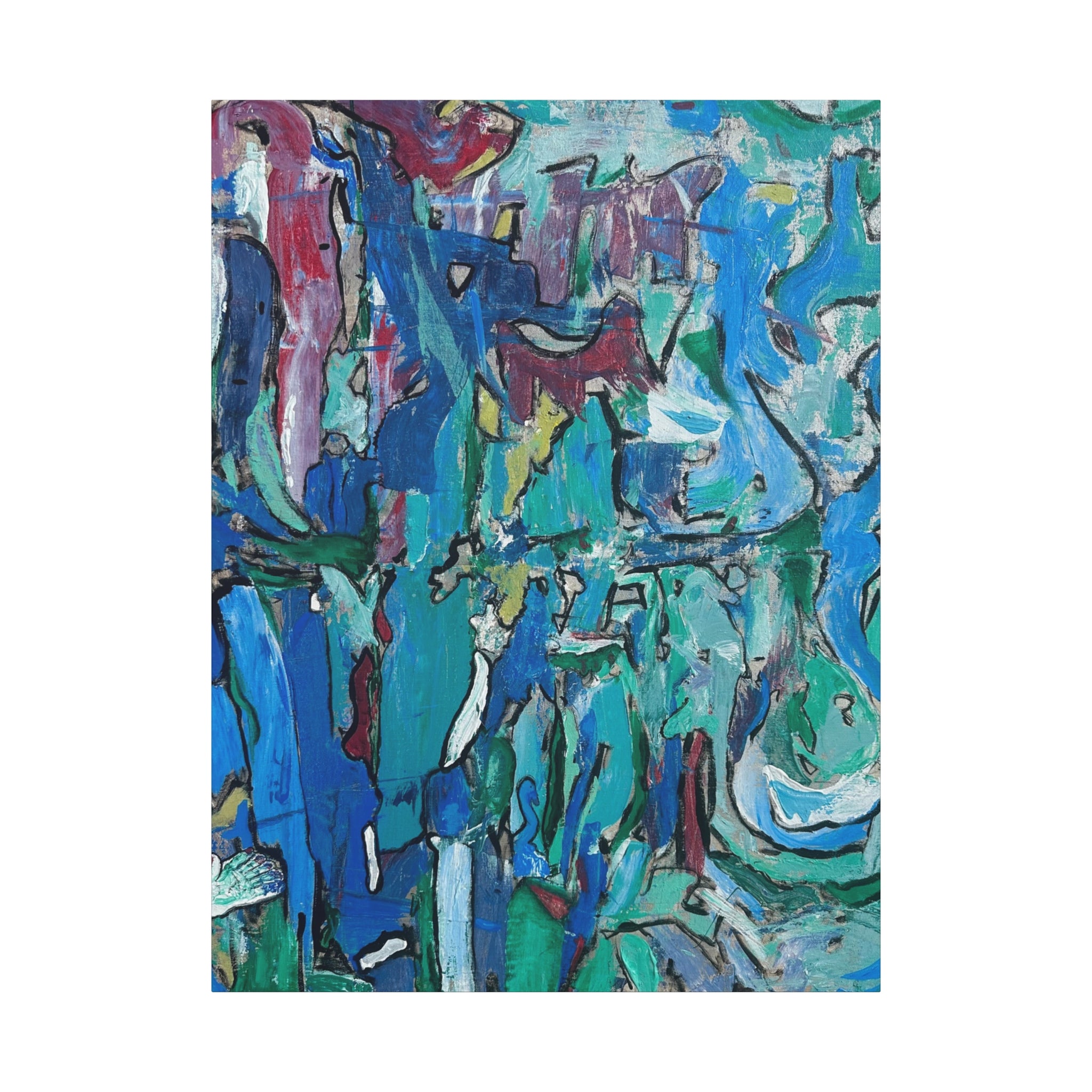 Folks on Tour of the Imaginal Arena - Print on Canvas