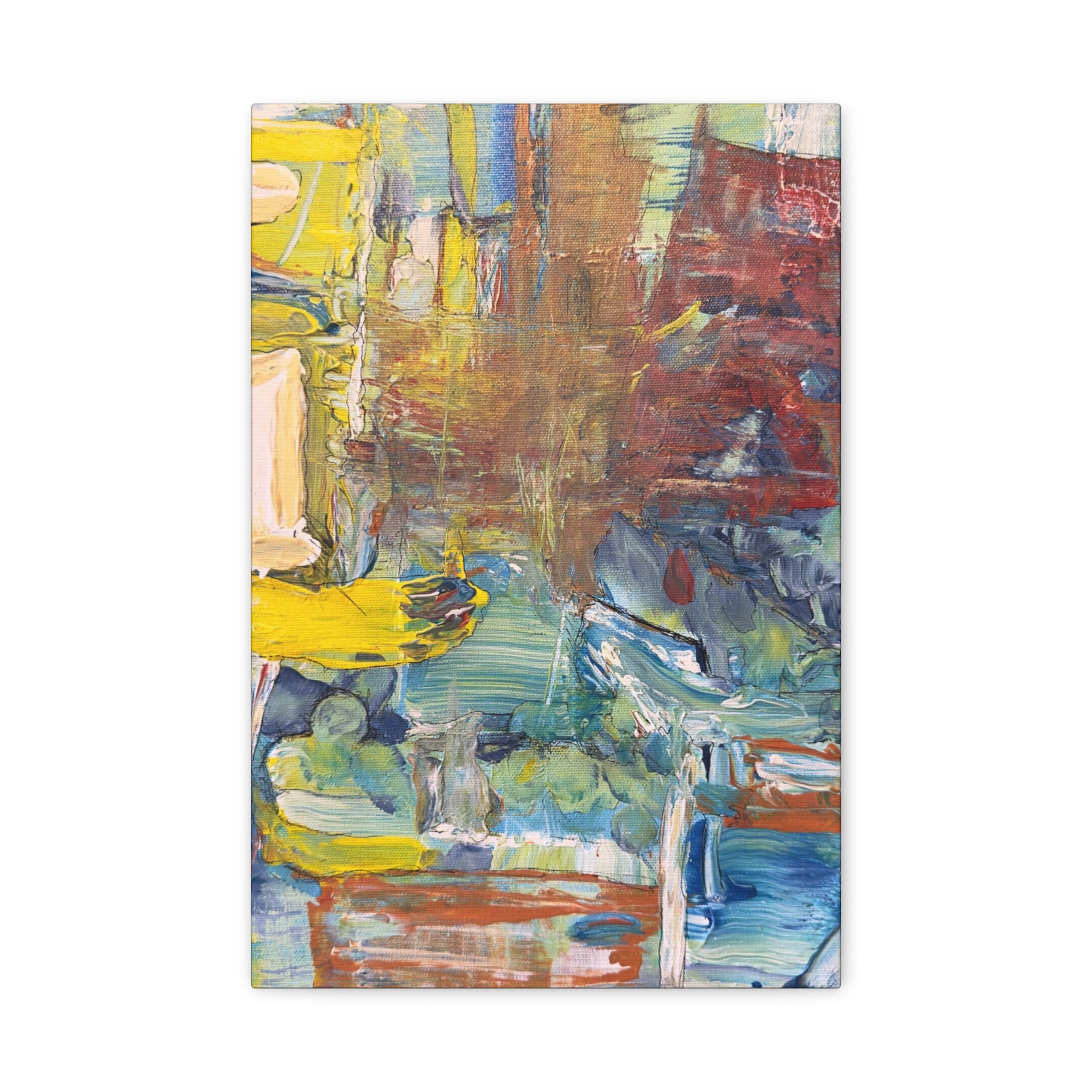 Canal Town - Print on Canvas