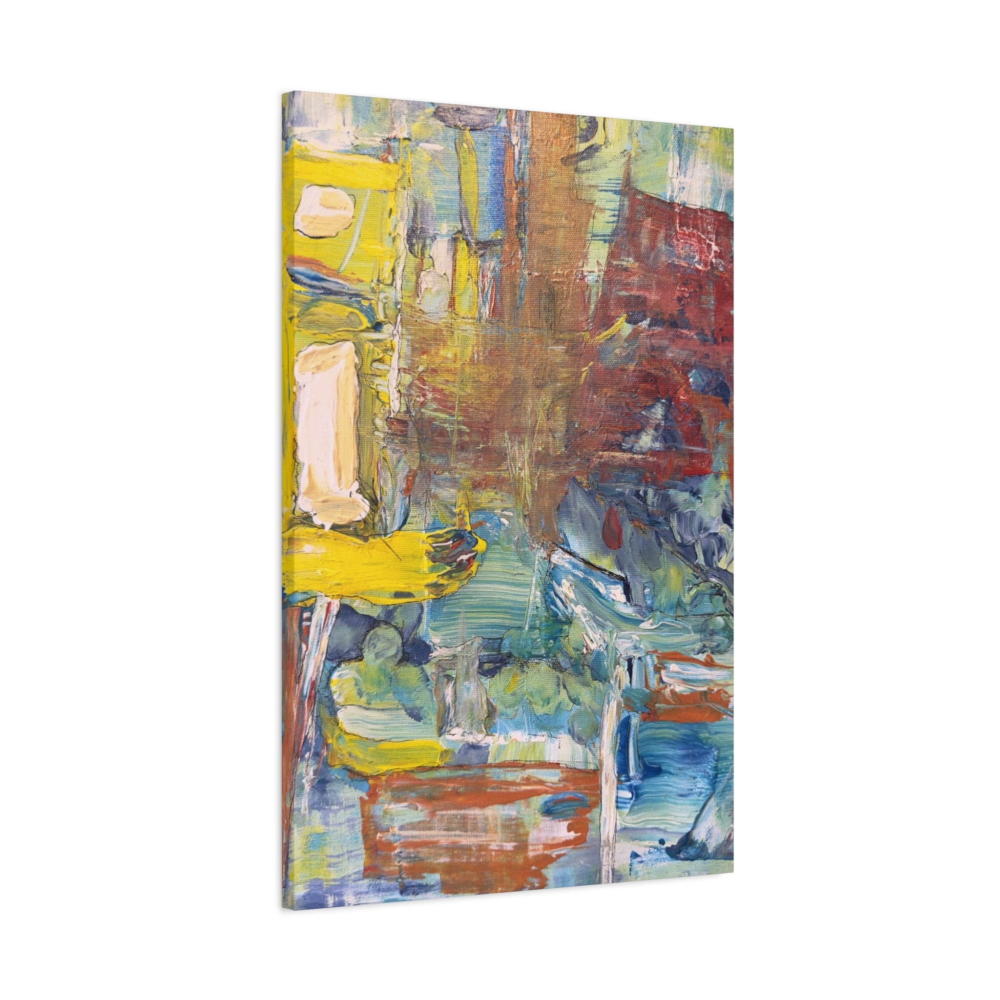 Canal Town - Print on Canvas