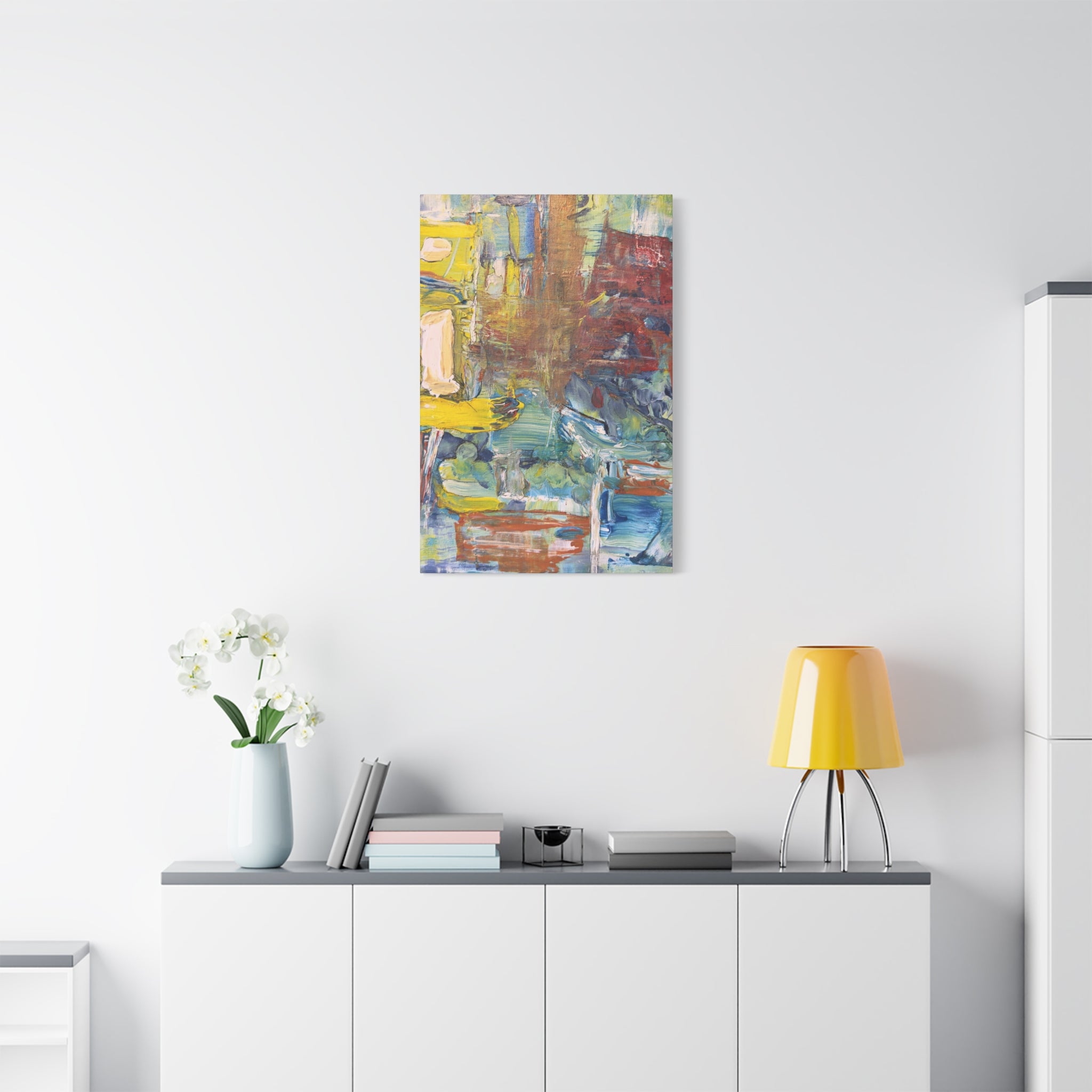 Canal Town - Print on Canvas