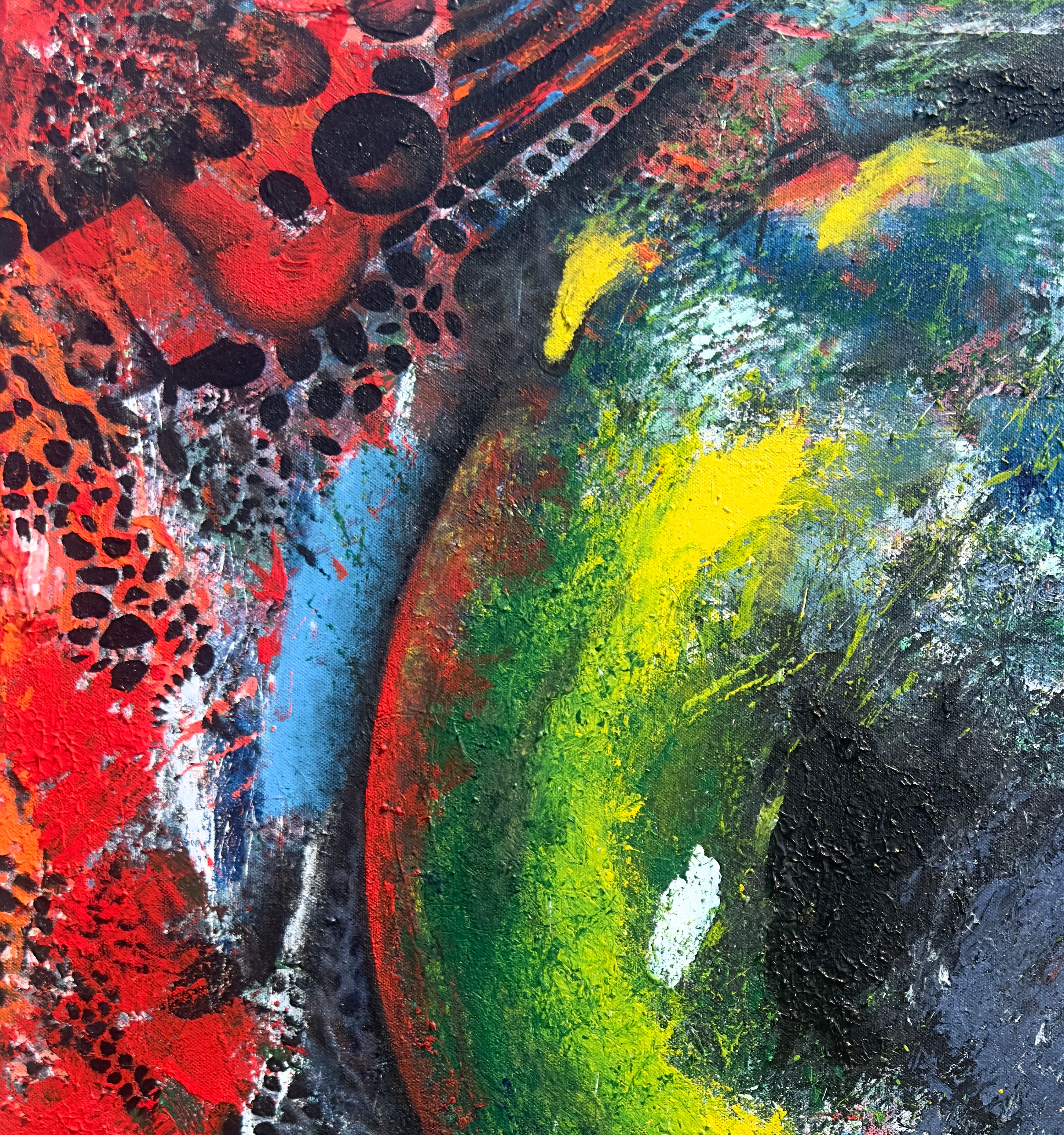SYZYGY - SOLD - 30 x 30 Acrylic on Canvas