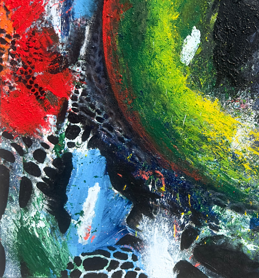 SYZYGY - SOLD - 30 x 30 Acrylic on Canvas