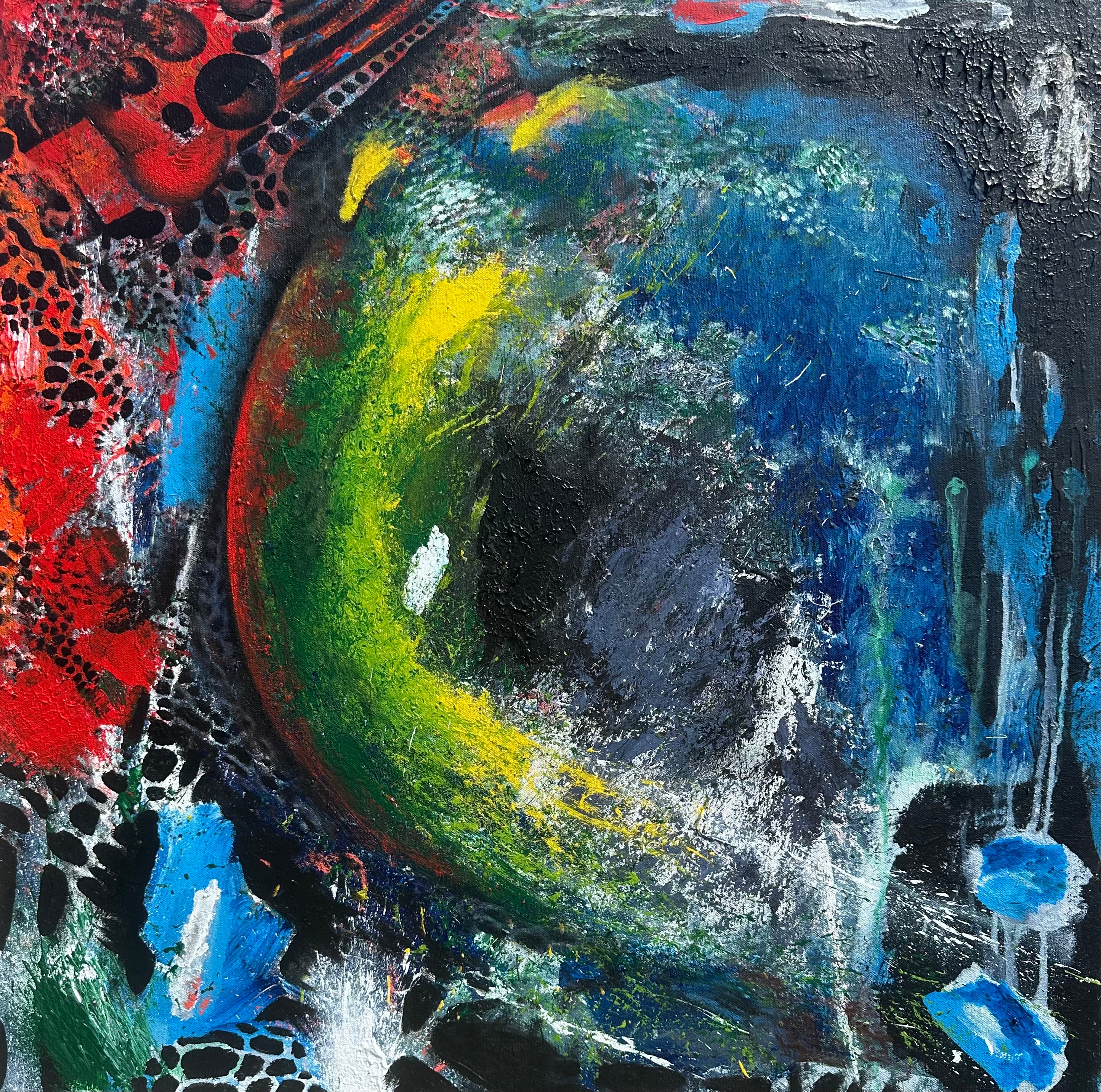 SYZYGY - SOLD - 30 x 30 Acrylic on Canvas