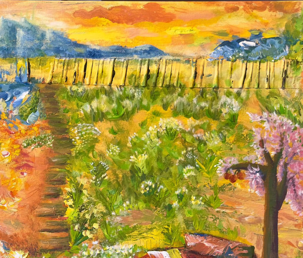 Lucid's Garden - 30 x 24 Acrylic on Canvas