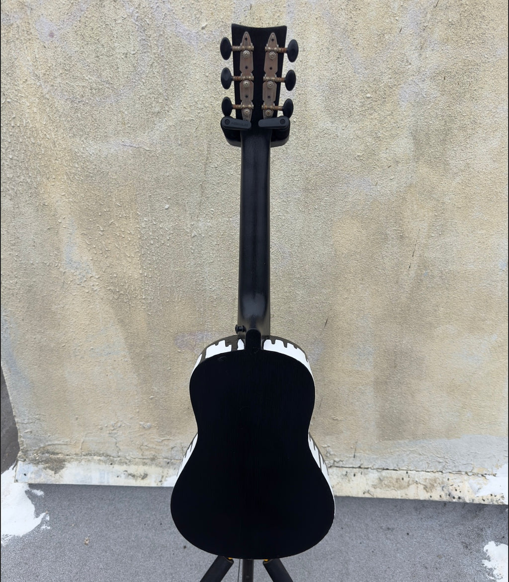 The Beatles Restored Hand-Painted Guitar