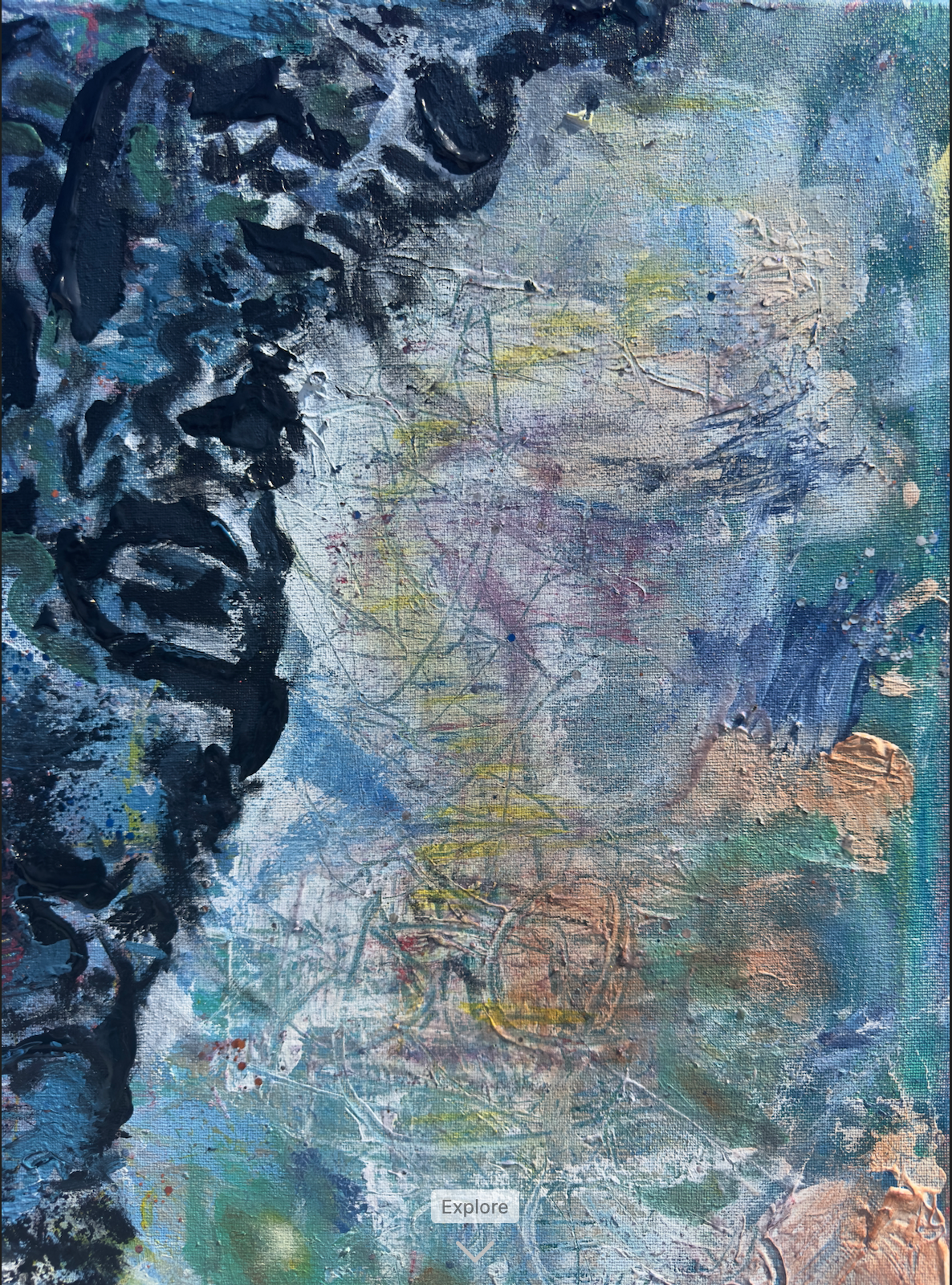 Plume - 24x30 Acrylic on Canvas