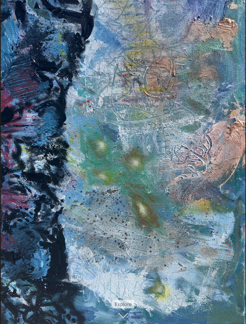 Plume - 24x30 Acrylic on Canvas