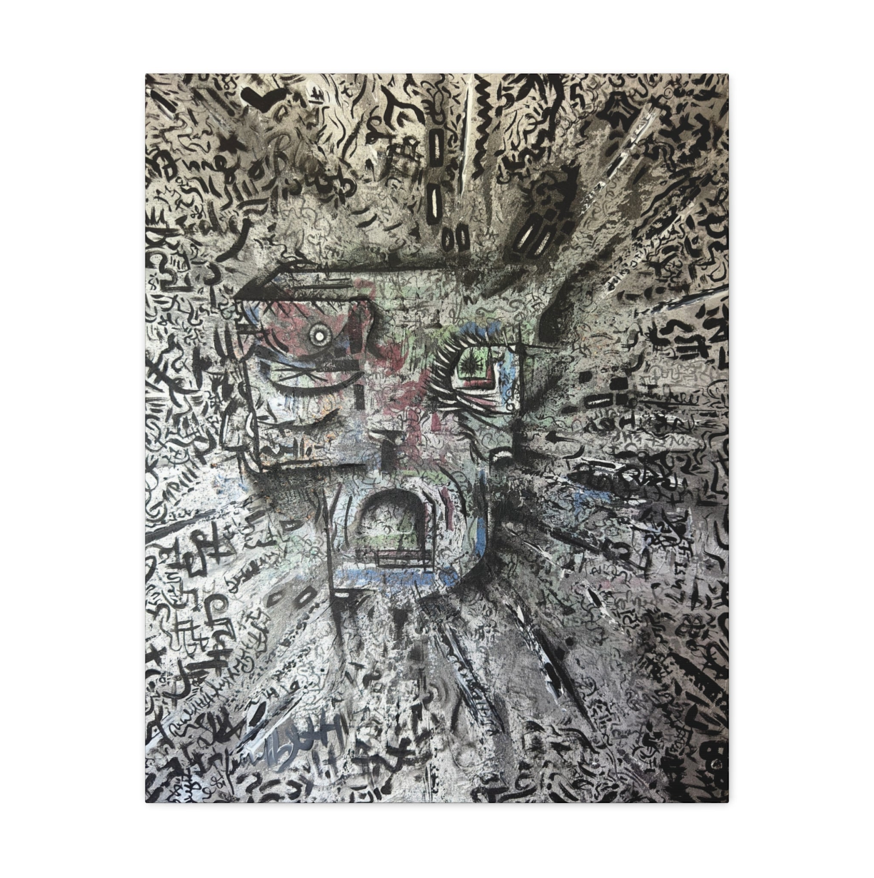 Glyphcurrent - Print on Canvas