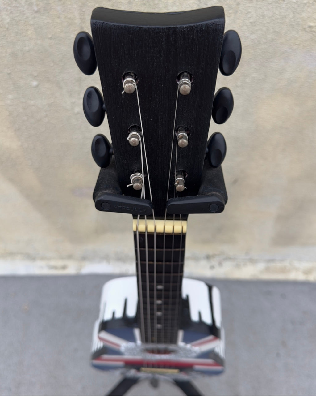 The Beatles Restored Hand-Painted Guitar
